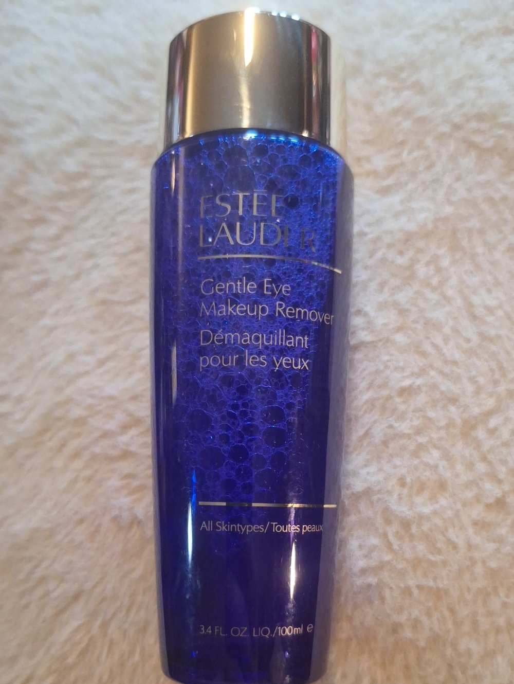 Estee Lauder Gentle Eye Makeup Remover - Deep Blue Bottle